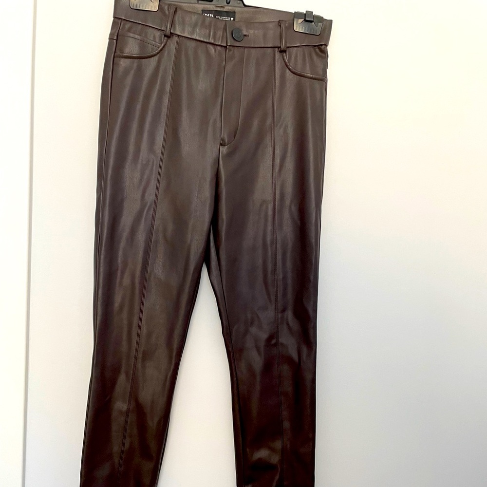 Zara faux leather pants